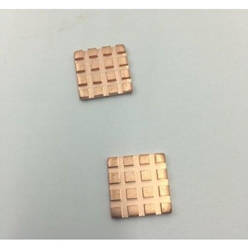 Pure copper ultra thin radiator chip notebook router light cat computer graphics card network card sound card 14*14*2mm heatsink