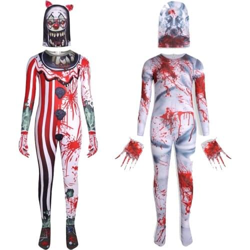2021 Scary Game Kids trevor henderson monsters Roleplay Siren Head Costume with Hat Halloween Cosplay Jumpsuits for Boys Girls