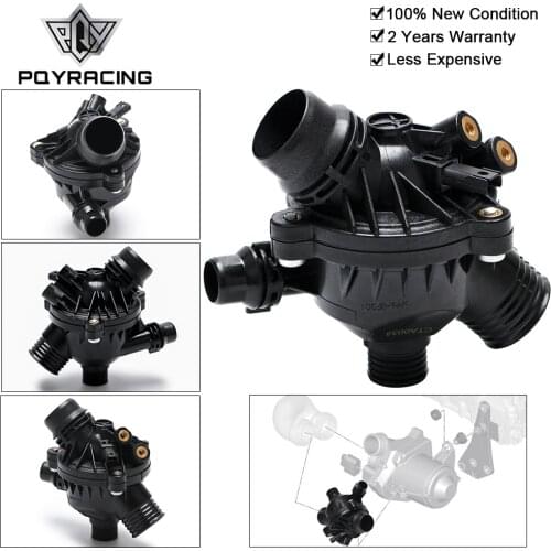 1PCs Car Engine Coolant Water Outlet Thermostat with Housing for BMW E90 330 E60 11537549476 Car Accessories THK01