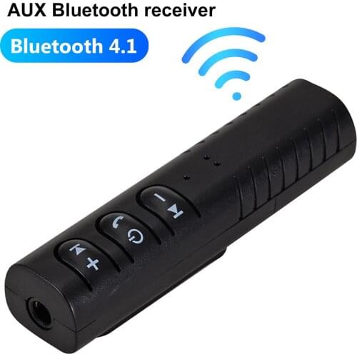 Bluetooth 4.1 Car Hands-free HD Call Photo 3.5mm Aux Audio Receiver Adapter
