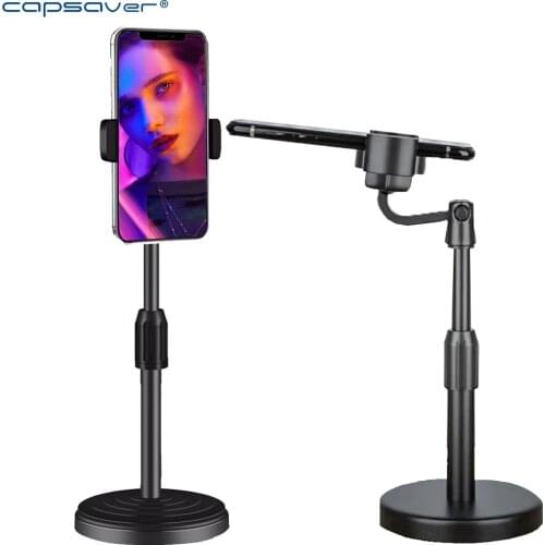 Capsaver Phone Holder Flexible Stand Support Bluetooth with Remote control for Phone Tablet Video Live Stream 360 Degree Rotate