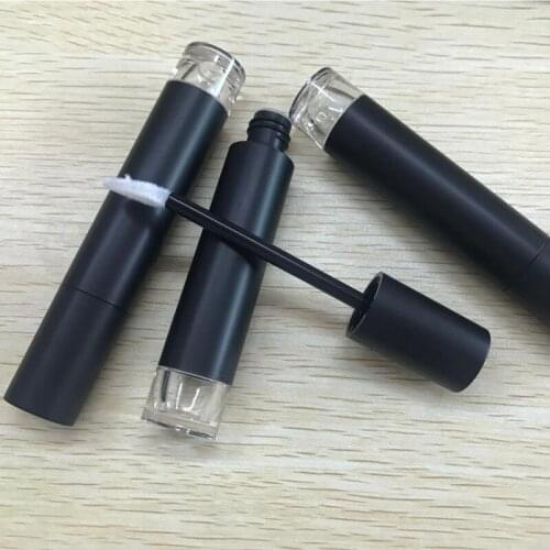 20 x 5ml Elegant Black DIY Lip Gloss Tube Empty Sample Plastic Liquid Lip Rouge Maquiagem Makeup Tool Lipgloss Containers