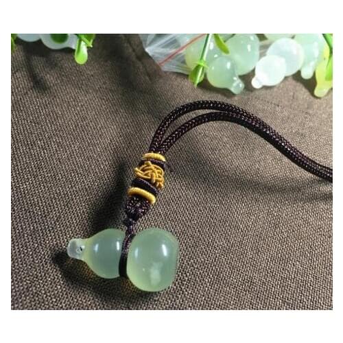 European and American explosions of natural jadeite gourd handmade jewelry accessories gourd pendant @@ Free shipping