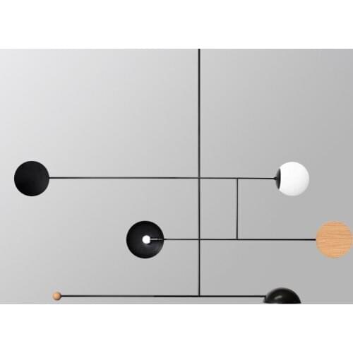 Nordic iron copper christmas balls industrial design art chandelier lighting lamparas de techo lampes suspendues avizeler