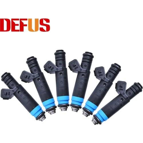 Hot 6X High Impedance Fuel Injectors Nozzle 110324 FI114992 109991 FI114991 850cc For V8 Flow Matched Engine Injection Auto Part