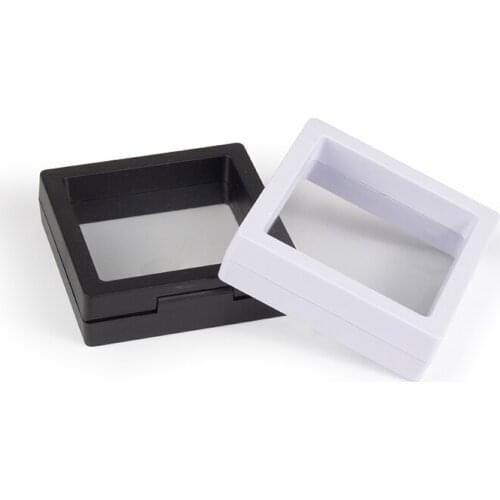 Hot Selling Customizable PVC Film Gem Display Cabinet Gem Gift Display Box Jewelry Display Capsule Display Box Simple