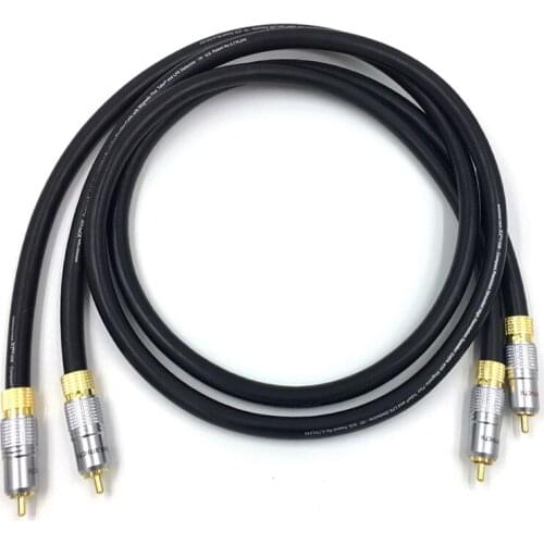 Hifi MONSTER Amp audio cable RCA line thickened wall connector canare professional power amp cable size 0.5m 1m 1.5m