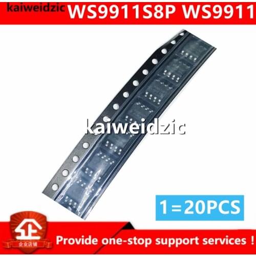 Kaiweikdic New imported original WS9911S8P WS991Compatible with S4225 switch color temperature control driver IC chip