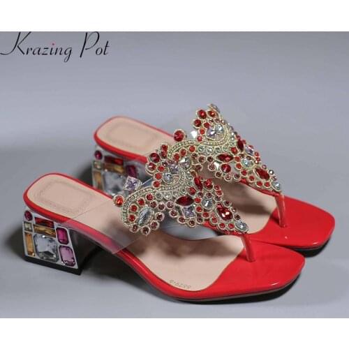 Krazing Pot Womens High-heeled Shoes