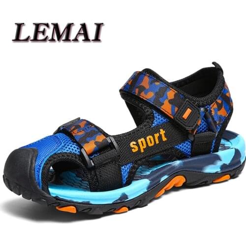 LEMAI 4-BOYS Closed-toe Sandals 5 CHILDRENS Shoes 6 Kids Beach Shoes 7 Kids 8 Anti-slip Soft-Sole 3 Ten-Year-Old Boy sandals