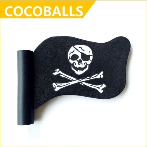 Cocoballs black OZZ flag antenna toppers automobile decoration 10pcs/lot car aerial balls sticker