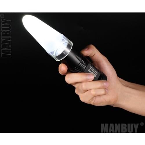 Wholesale NITECORE NDF25 NDF32 NDF34 NDF40 Translucent White Diffuser Cone Traffic Wand Tip Lanterna Lamp Flashlight Accessories