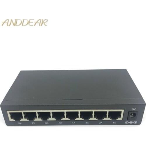 12V24v8 port reverse poe switch power supply wireless routing ap Haikang network camera isolation lightning protection two power