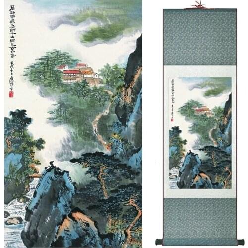 Landscape art painting Super quality traditional Chinese Art Painting Home Office Decoration 19121138