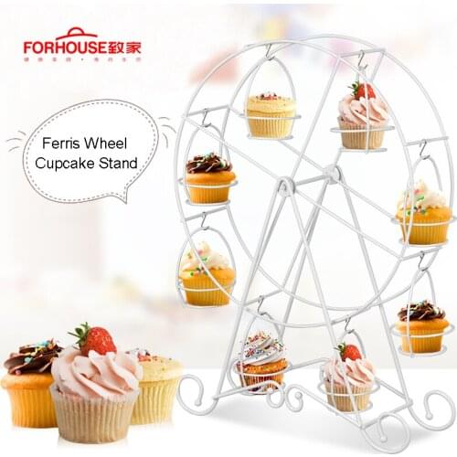Cake Stand Ferris Wheel Wedding Cake Plate Stand Dessert Fruits Vegetable Placed Tool Wedding Birthday Party Cupcake Stand