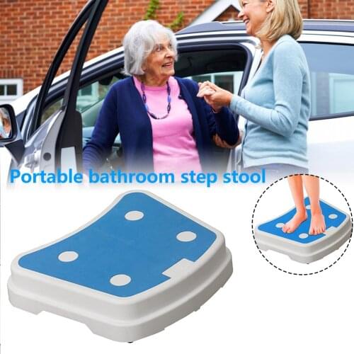 Portable Bath Step Slip-Resistant Bath Step Stackable Platform for Bathroom Bathtub Stair