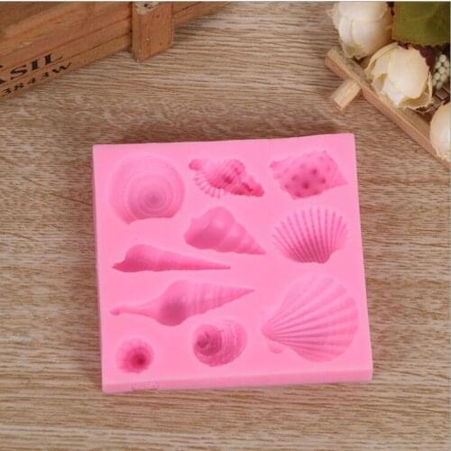 Sugarcraft Sea/Shell Silicone mold fondant mold cake decorating tools chocolate mold