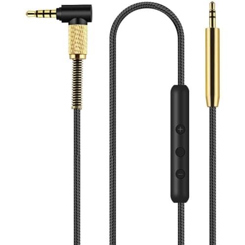 OFC Replacement Cable Extension Cord for Audio Technica ATH-M50xBT ATH-AR3BT ATH-SR50BT ATH-ANC9 ATH-ANC7B ATH-S700BT Headphones