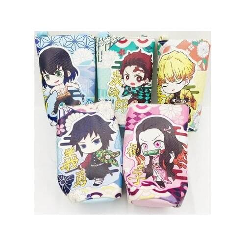 LISM Kimetsu no Yaiba 88414 Anime Portable Lunch Bags Cartoon Picnic Water bottle Bag Handbag Storage Girls Gifts
