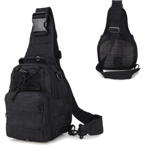 Tactical Chest Bag Hunting Pack Pistol Gun Case Outdoor Sport Molle Bag Crossbody Shoulder Bag Hiking Camping Cycling Backpack