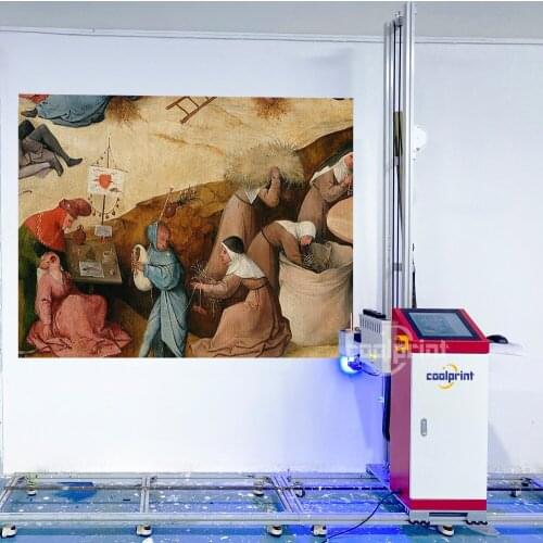 High resolution vertical direct 3d wall printer Inkjet Printer Price Wall Inkjet Machine Direct to UV Wall Printer fot Wall