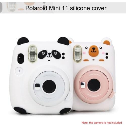 Camera Protective Case Bag Cover Silicone Anti-fall PVC Cute Cartoon Cam Covers For Fujifilm Instant Instax Mini 11