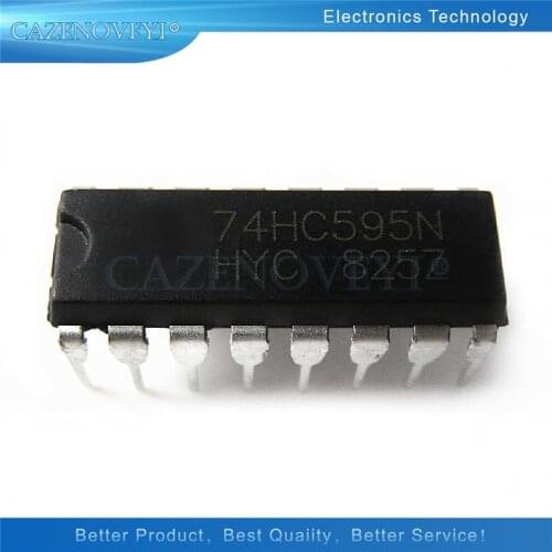 10pcs/ SN74HC595N SN74HC595 74HC595N 74HC595 DIP-16 In Stock