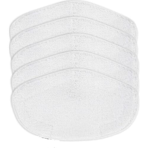 5 Pcs Microfiber Washable Mop Pad,Replacement Mop Parts for Polti Kit Vaporetto Steam Mop