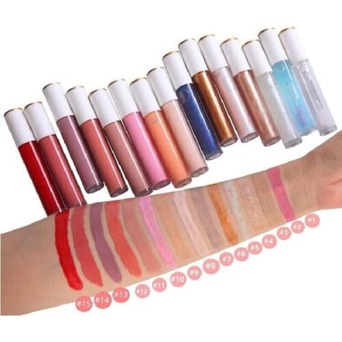 Clear Nude Sexry Shiny Glitter Makeup Lipgloss Vegan Pigmented Waterproof Long Lasting Moist Glossy Custom Private Label