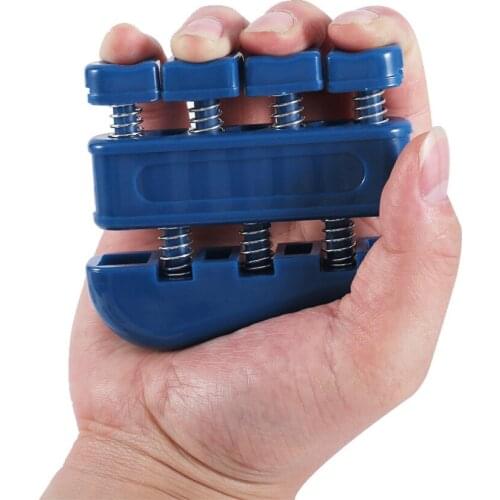 TSAI Adult Fingers Self Strength Exerciser Heavy Wrist Tension Extend Hand Master Trainning Fitness Equipment Blue Wholesale