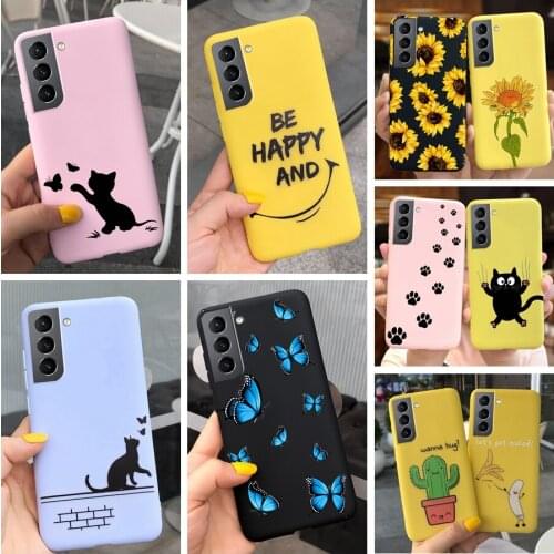 For Samsung Galaxy S21 S21+ S21 Plus Case Cute Fashion Silicone Soft Phone Case For Samsung S21 Plus S 21 S 21+ Back Cover Coque