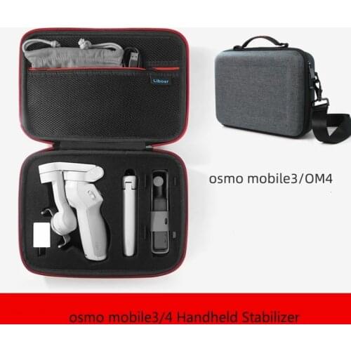Handheld Stabilizer Case for DJI OM 3/4 Portable Storage EVA Protective Bag Carrying Case for DJI Osmo Mobile 4 Accessories