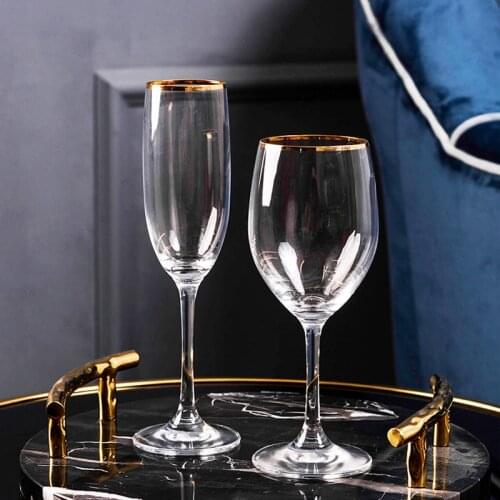 European Phnom Penh wine glass Cup Crystal champagne glasses goblet Cups wedding Bar Hotel party home Drinkware