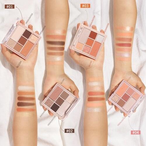 FOCALLURE Makeup Palette Eyeshadow Highlighters Blusher Professional Shadows Pigment Glitter Matte 3 IN 1 Cosmetics For Face