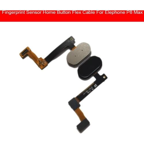 Home Button Flex Cable For Elephone P8 Max P8Max Menu Key Fingerprint Recognition Sensor Flex Ribbon Cable Replacement Parts