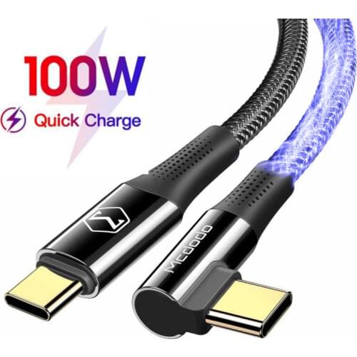 100W USB C To USB Type C Cable 5A Quick Charge PD Fast Charger Cable For Xiaomi Samsung Mobile Phone Charger Type-C Data Cord