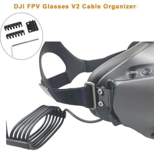DJI FPV VR Glasses Charging Cable Organizer For DJI FPV Flight Glasses V2 Charging Cable Organizer for DJI FPV Accessories