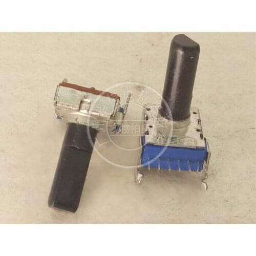Original new 100% 142 Type horizontal double potentiometer C500K 504C handle 18MMF RK12L1210C1Y (SWITCH)