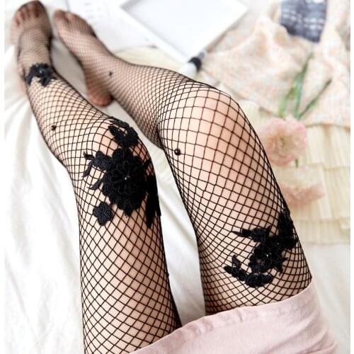 Sexy Diamond Womens Lady Girls Black Sexy Fishnet Pattern Jacquard Stockings Rhinestone Pantyhose Tights Styles Woman tt43