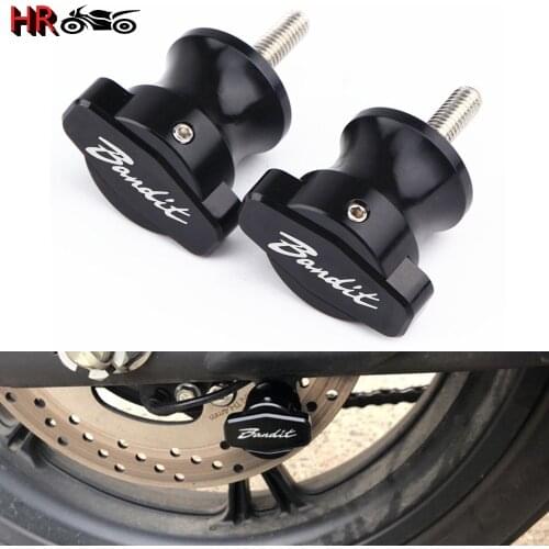 CNC Motorcycle Frame Stands 8MM Screws sliders Swingarm Spools Slider For SUZUKI BANDIT GSF 1250S 1250 1200 250 400 650 GSX650F