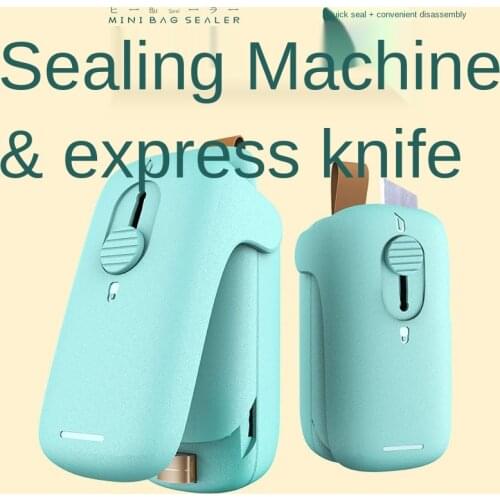 Bag Sealer Mini Handheld Bag Heat Vacuum Sealer 2 In 1 Heat Sealer & Cutter Portable Bag Resealer Machine Food Saver