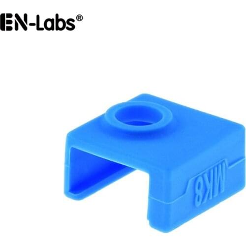 3D Printer MK8 Heater Block Silicone Cover,MK8/MK7 Heating Block Protective Sock Case Hotend Extruder Block Silicone Sock Parts