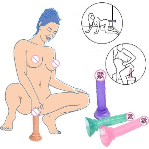 Silicone Dildo Suction Cup Small Penis Vaginal Anus Masturbation Erotic Sex Toys For Women Anal Plug Beginners G-Spot Stimulator