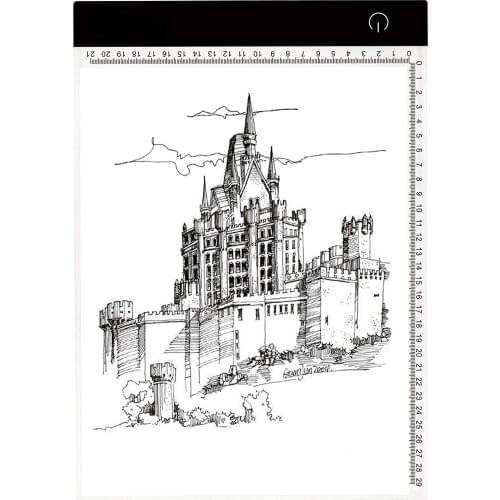 With scale LED Diamond Painting Light Pad Lightpad Board Diamond Painting Accessories Tool Kits A4 Drawing Graphic Tablet Box