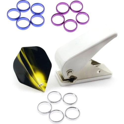 Brand New High Quality 5 Pcs Aluminum Alloy Mini Darts Flights Protectors Rings Savers 0.01g Ultra Lightweight Darts Accessories