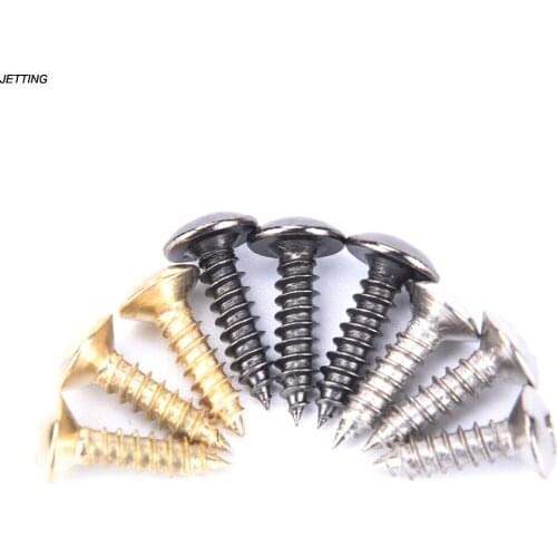 25PCS/Pack 3mm Guitar screws Electric Guitar Pickguard Screws For Pickguards Guitar Back Plates