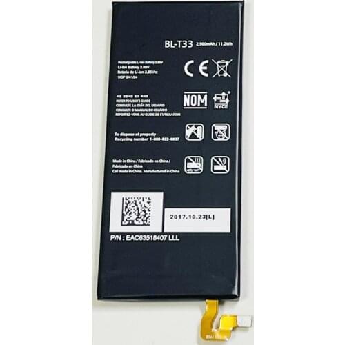 3.85V 3000mAh BL-T33 For LG Q6 M700 M700F M700A M700Y M700N M700H M700AR M700AN M700TV M700DSK M703 M703PR US700 Battery