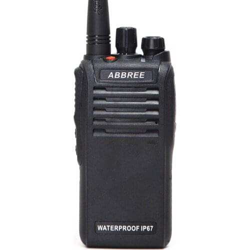ABBREE AR-W300 IP67 Waterproof Dustproof 5W UHF 400-480MHz 2200mAh CTCSS/DCS DTMF VOX Function Walkie Talkie Professional Radio