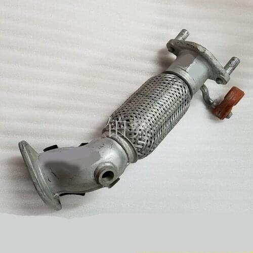 Car front silencer assembly 2014-hyu nda iya zun Exhaust pipe hanging glue Exhaust pipe lifting ring silencer Exhaust tail pipe