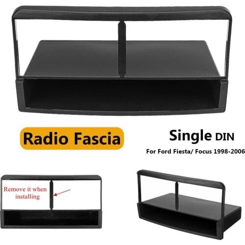 Car Stereo Radio DVD Panel Panel Board 1 Panel Audio Dash Installation Kit Adapterfor ford for Fiesta for Focus 1998-2006